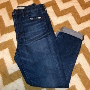 Madewell high rise slim boyfriend Jean size 27